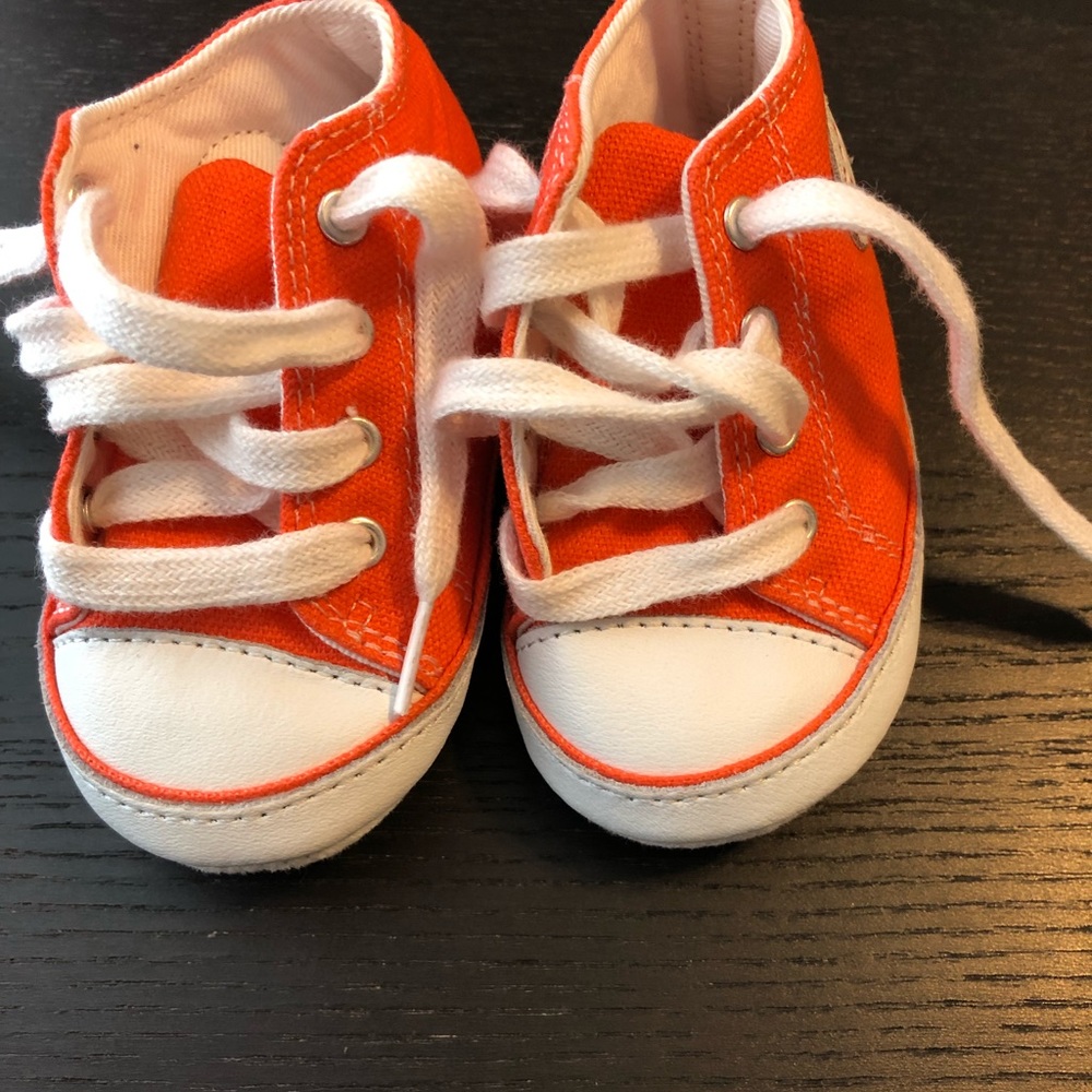 NEW! Orange Baby Gap High-tops